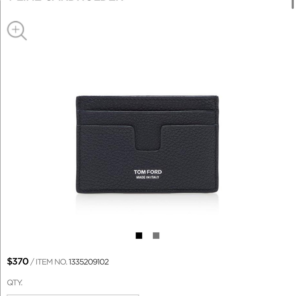 TOM FORD GRAINED LEATHER CLASSIC CARDHOLDER